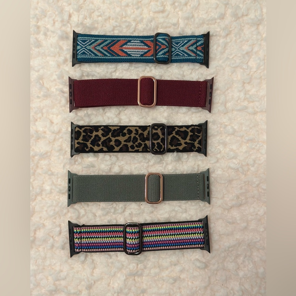 Set of 5 Stylish Watch Bands